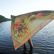 Load image into Gallery viewer, Cuban Tropical Sarong - Lime