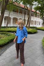 Load image into Gallery viewer, Peta Oversized Shirt - Amalfi Blue