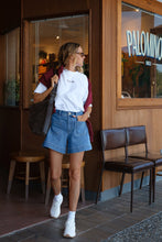 Load image into Gallery viewer, Esther Denim Patch Pocket Short - Fresh Indigo