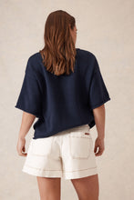 Load image into Gallery viewer, Esther Denim Patch Pocket Short - Cream