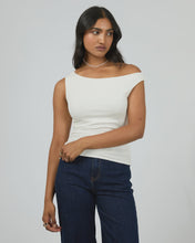 Load image into Gallery viewer, Kylie Off Shoulder Top - White