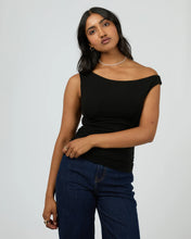 Load image into Gallery viewer, Kylie Off shoulder Top - Black