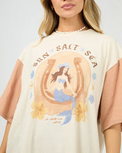 Load image into Gallery viewer, Sun Salt Sea Oversized Tee -  Vanilla