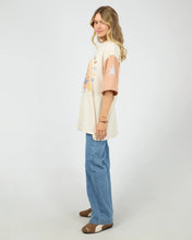 Load image into Gallery viewer, Sun Salt Sea Oversized Tee -  Vanilla