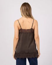 Load image into Gallery viewer, Hava Lace Cami - Choc