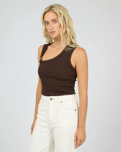 Load image into Gallery viewer, Willow Rib Tank - Brown