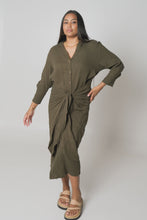 Load image into Gallery viewer, Monnie Khaki Dress