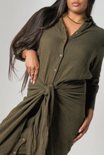 Load image into Gallery viewer, Monnie Khaki Dress