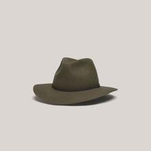Load image into Gallery viewer, Anderson Olive Green / Packable Wide Brim Fedora