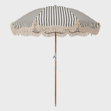 Load image into Gallery viewer, Business & Pleasure Premium Beach Umbrella - Monaco Black Stripe