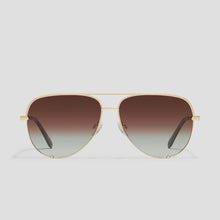 Load image into Gallery viewer, High Key - Gold Frame / Brown Fade Polarised Lens