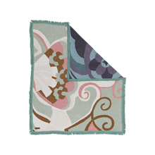Load image into Gallery viewer, Woven Throw - Kaleid - Mist