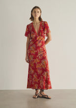 Load image into Gallery viewer, Calais Midi Dress - Red