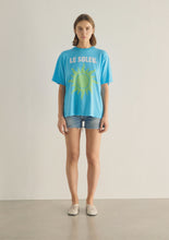 Load image into Gallery viewer, Le Soleil Boyfriend Tee -Blue