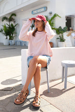 Load image into Gallery viewer, Seamed Fleece Top - Pink
