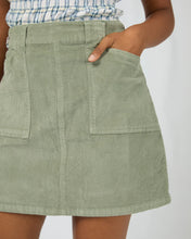 Load image into Gallery viewer, Emma Cord Skirt - Khaki
