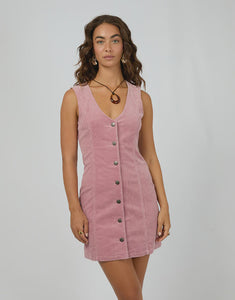 Bailey Cord Dress - Quartz