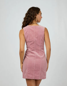 Bailey Cord Dress - Quartz