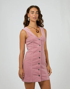 Bailey Cord Dress - Quartz