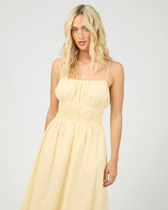 Alessa Linen Maxi Dress - Sunshine