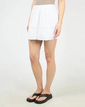 Load image into Gallery viewer, Dusty Mini Skirt - White
