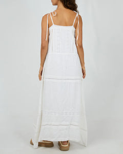 Dusty Maxi Dress - White