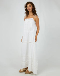 Dusty Maxi Dress - White