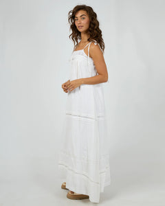 Dusty Maxi Dress - White