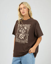 Load image into Gallery viewer, Prairie Relaxed Tee - Brown
