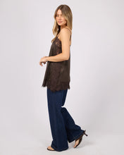 Load image into Gallery viewer, Hava Lace Cami - Choc
