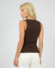 Load image into Gallery viewer, Willow Rib Tank - Brown
