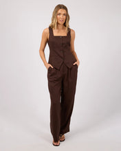 Load image into Gallery viewer, Fern Linen Vest - Brown

