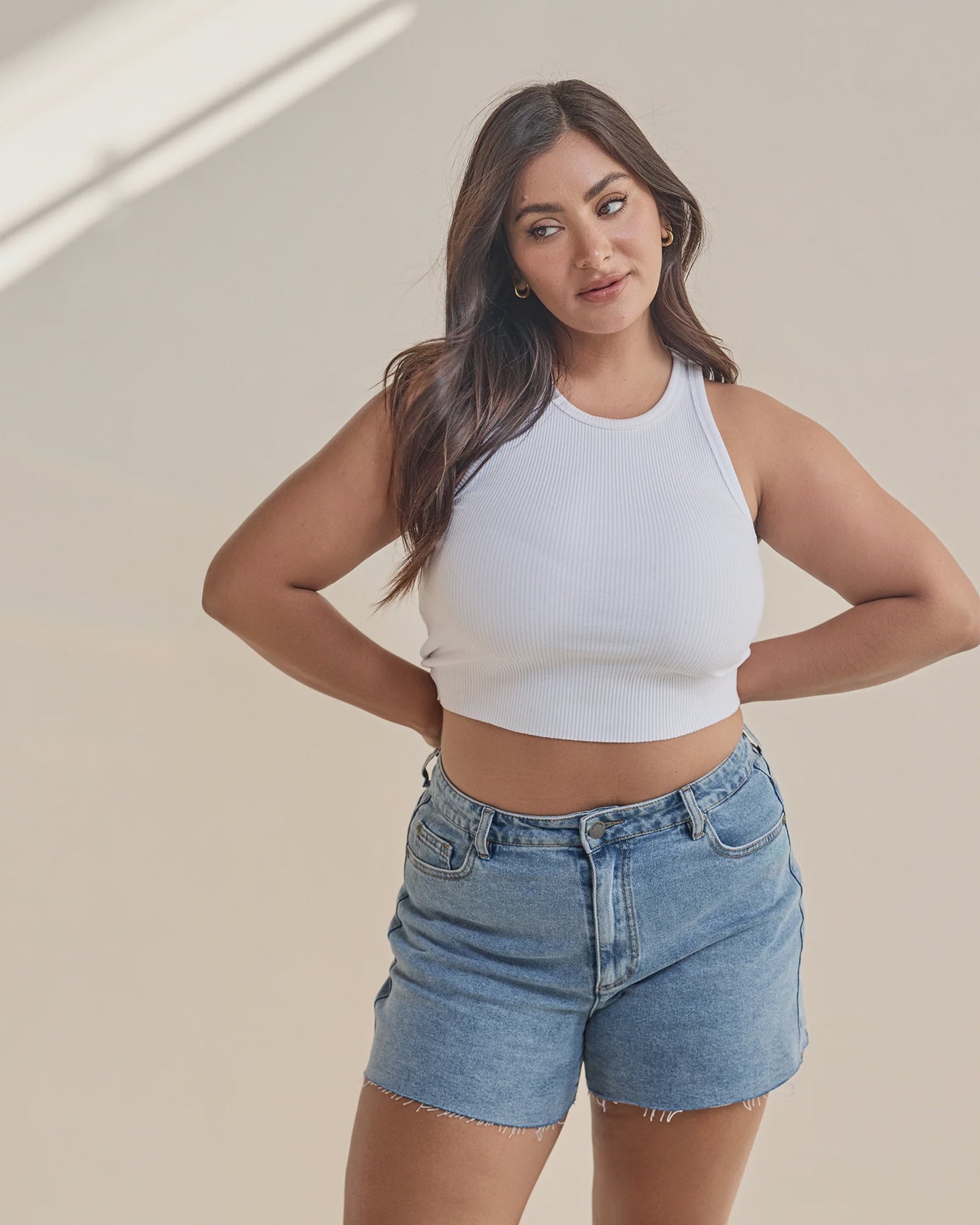 Ricky Denim Shorts - light blue