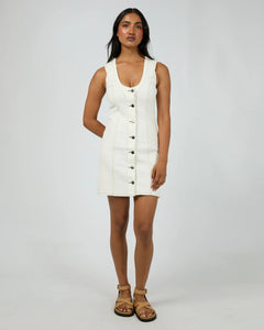 Peta Mini Dress - Vint White