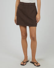 Load image into Gallery viewer, Becca Denim Skirt - Brown

