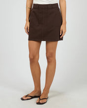 Load image into Gallery viewer, Becca Denim Skirt - Brown
