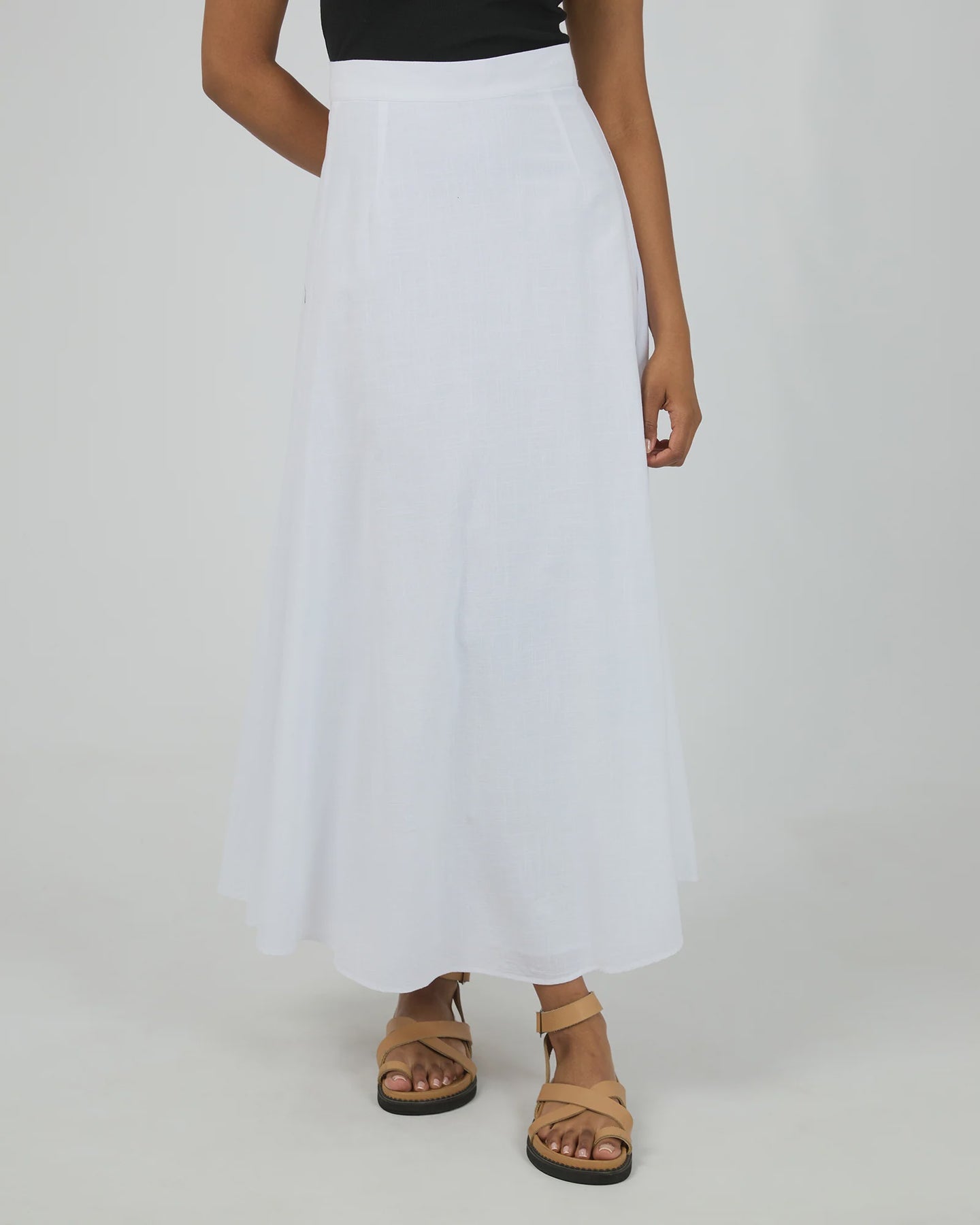 Essential Maxi Skirt - White