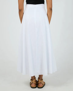 Essential Maxi Skirt - White
