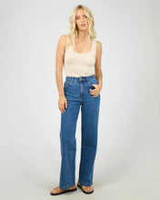 Load image into Gallery viewer, Washed Rib Scoop neck Tank - Van
