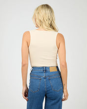 Load image into Gallery viewer, Washed Rib Scoop neck Tank - Van
