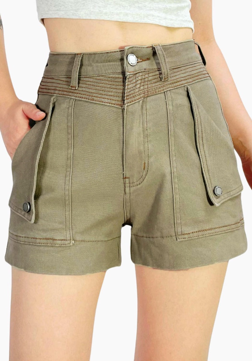 Aimee Shorts - Khaki