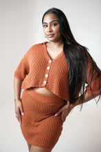 Load image into Gallery viewer, Devi Crochet Skirt Rust
