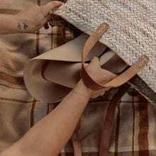Load image into Gallery viewer, Anderson Almond | Cream Packable Wide Brim Fedora Hat
