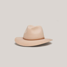 Load image into Gallery viewer, Anderson Almond | Cream Packable Wide Brim Fedora Hat
