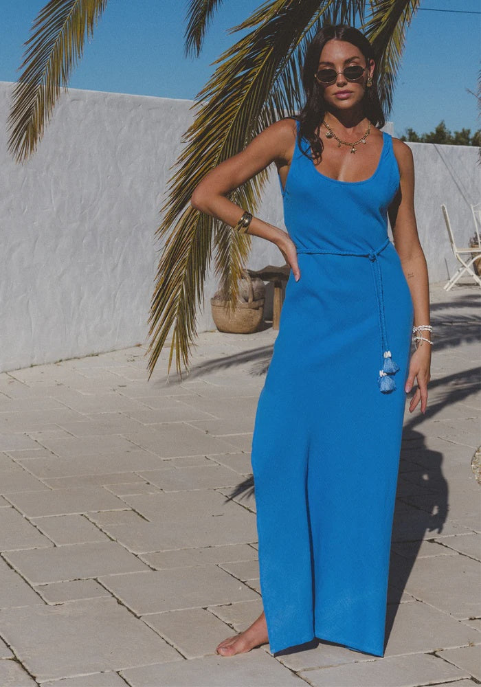 Island Strappy Maxi - Ocean