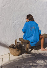 Load image into Gallery viewer, Palm Shirt Dress - Ocean
