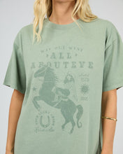 Load image into Gallery viewer, Giddy Up Relaxed Tee - Sage
