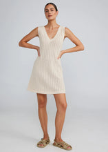 Load image into Gallery viewer, Oasis V Knit Dress - Seashell
