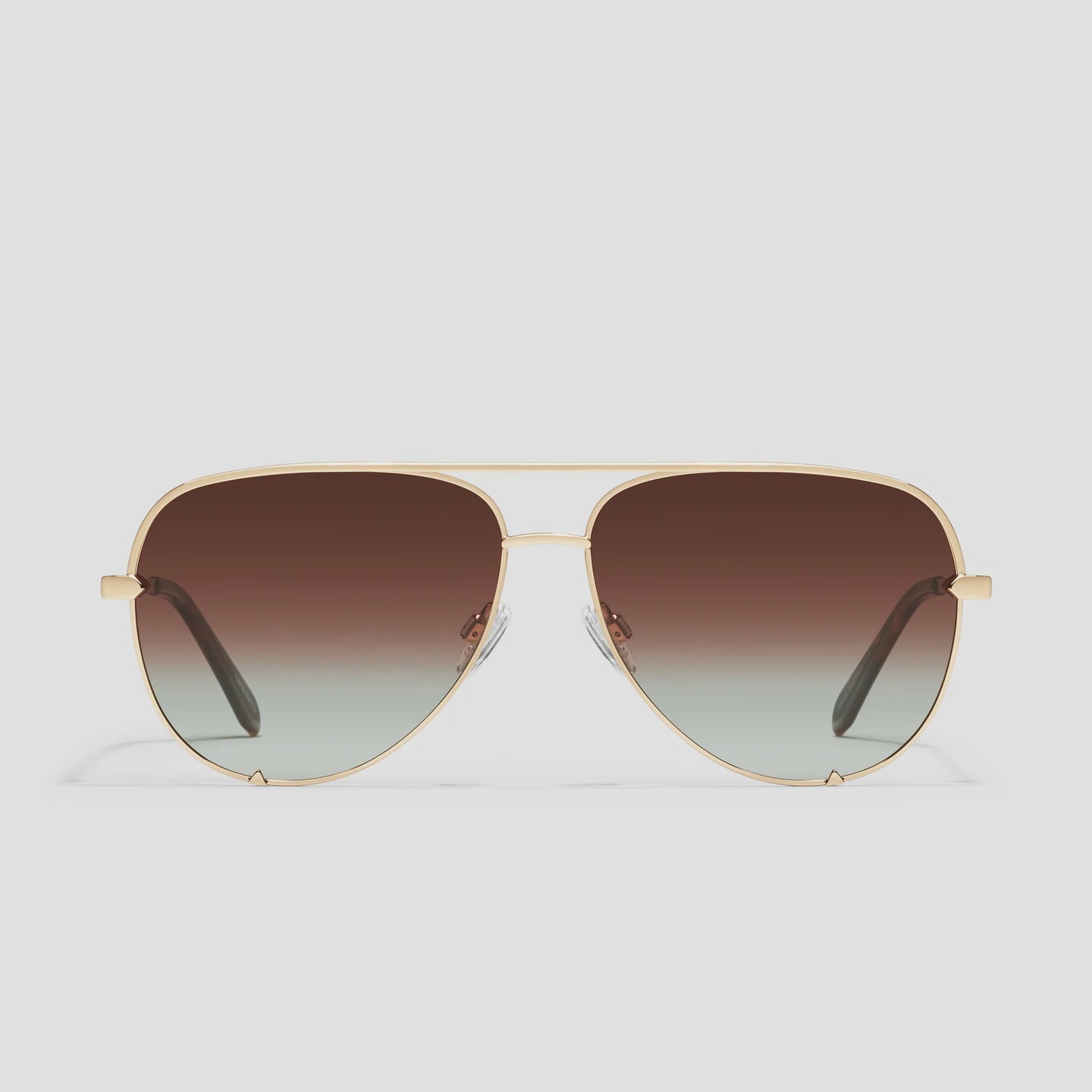 High Key - Gold Frame / Brown Fade Polarised Lens