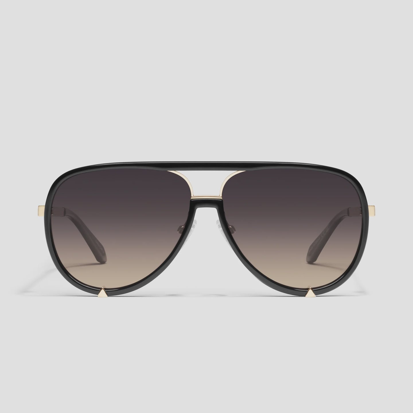 High Profile -Black Gold Frame / Smoke Taupe Polarized Lens